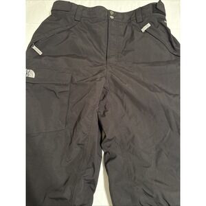The North Face Hyvent Black Cargo Ski Pants Men Size XL TNF Snowboard Insulated